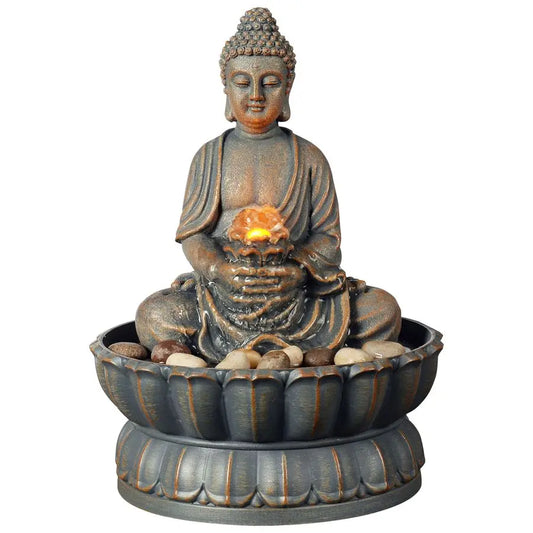 Tabletop Buddha Zen Water Fountain