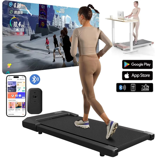 Treadmill 2.5 HP Home Walking Running Pad LCD Display