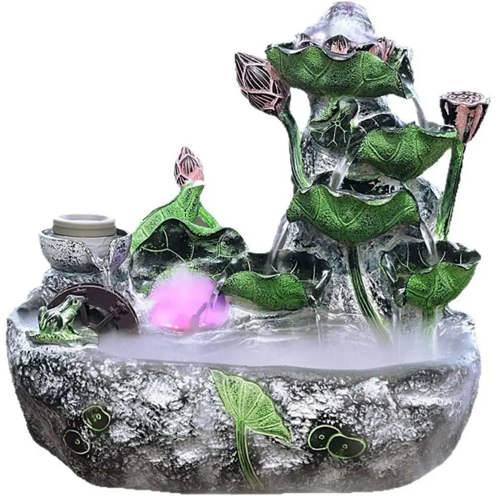 Zen Waterfall Crystal Ball LED Fountain