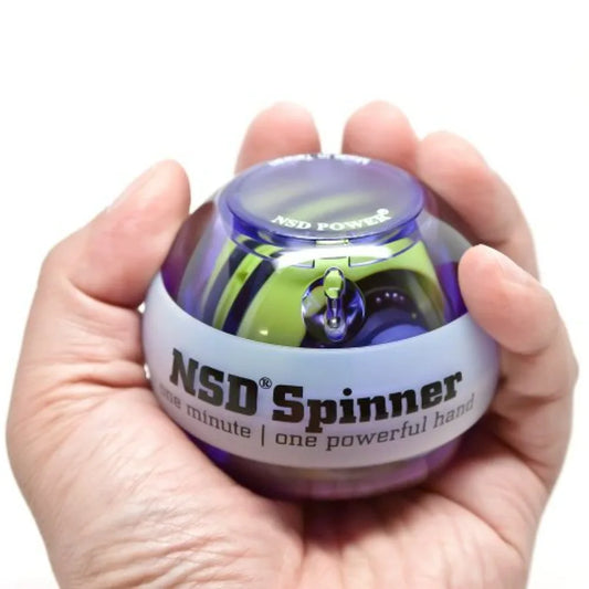 Auto-Start Spinner Gyro Ball – Up to 15,000 RPM Premium hand strengthener and wrist exerciser for grip strength training, forear
