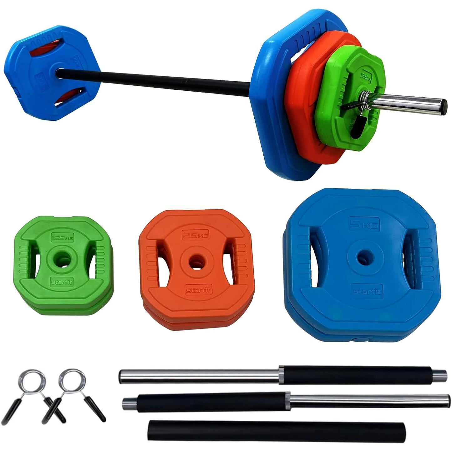 TWISTERCK Adjustable Barbell Weight Set For Home Gym Workouts