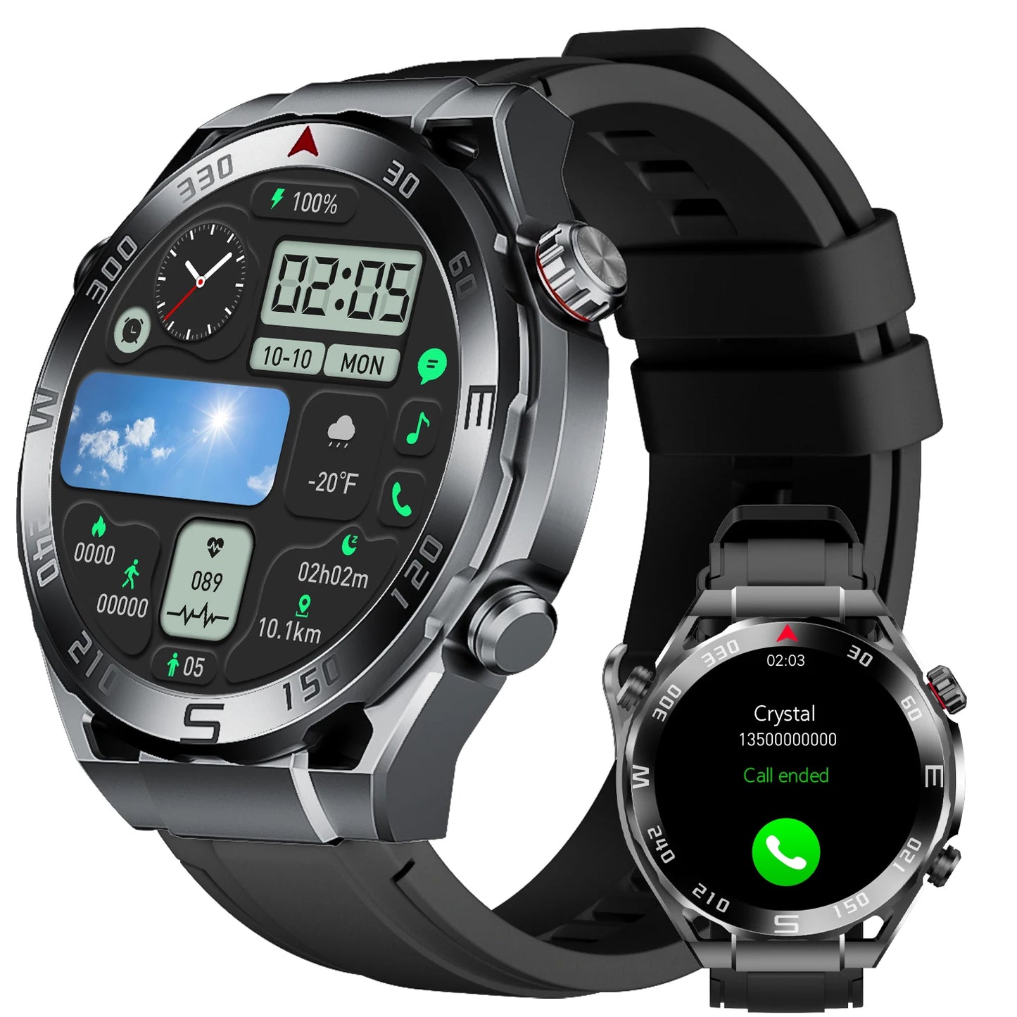 X5 Pro Max Sports Smart Watch With NFC Health Monitor