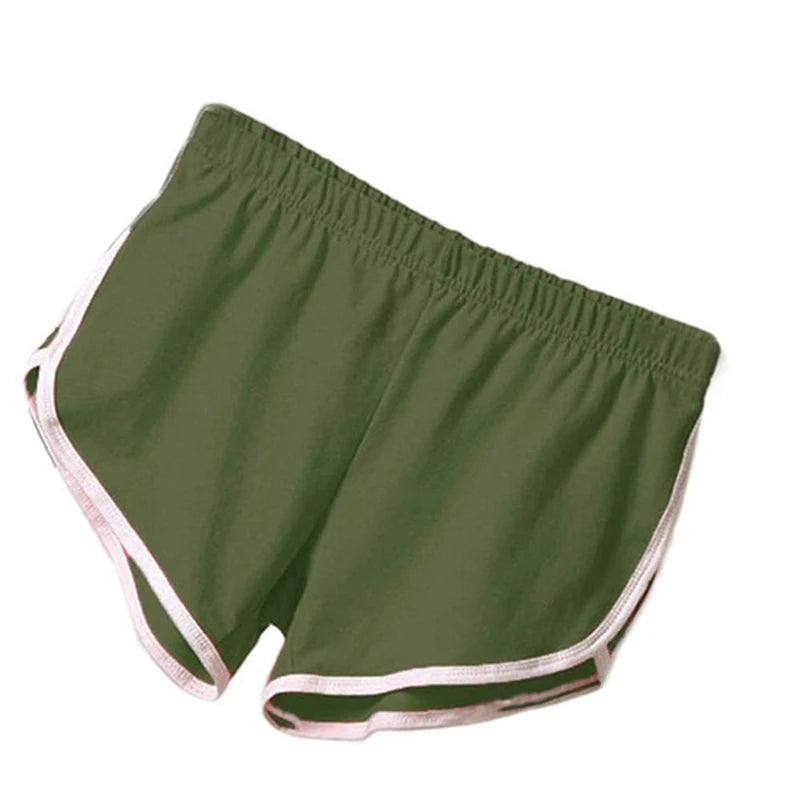 Women Yoga Shorts for Gym and Running Polyester Broadcloth