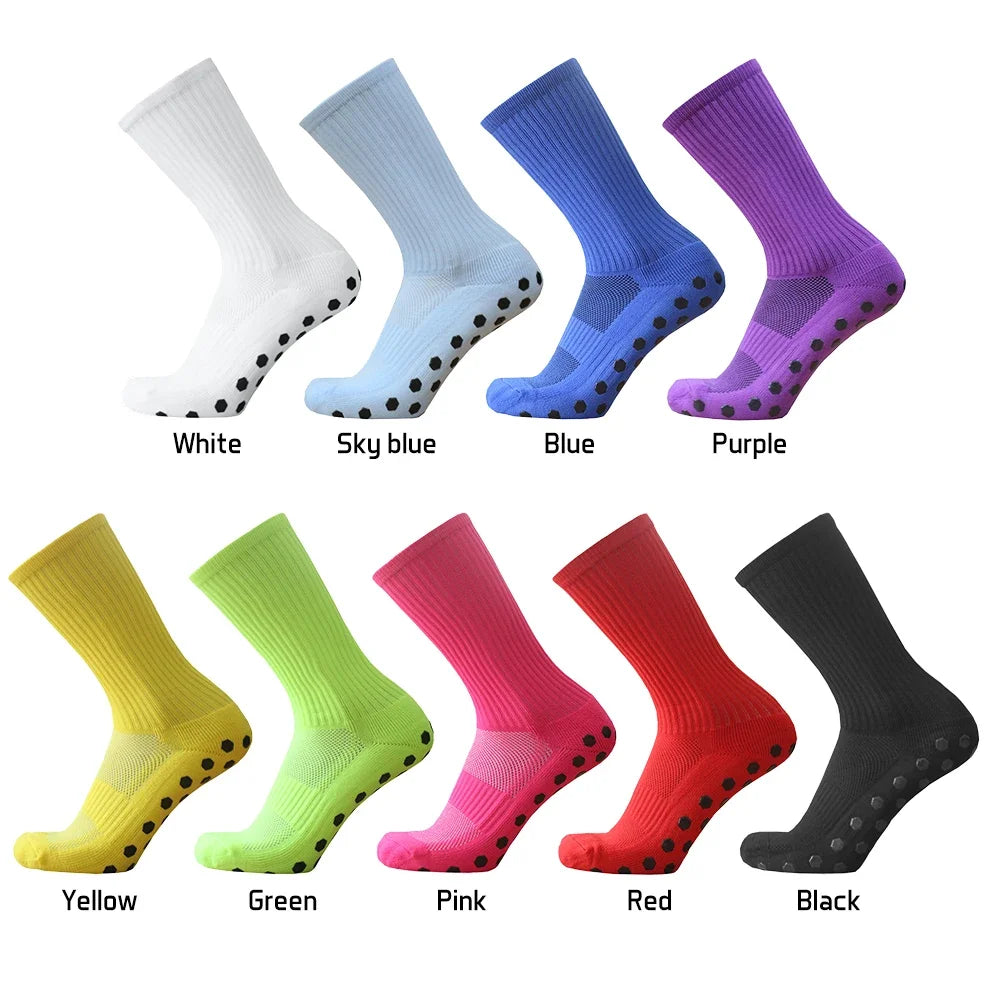 NONECN Anti Slip Soccer Socks Breathable
