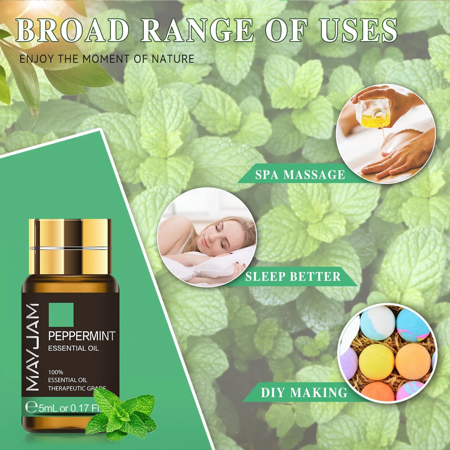 MAYJAM 35 Piece Essential Oils Set For Diffuser Humidifier Air Freshener