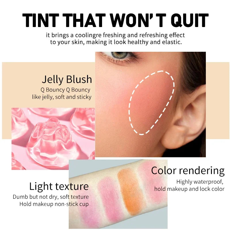 Cream Blush Stick 2 In 1 With Brush