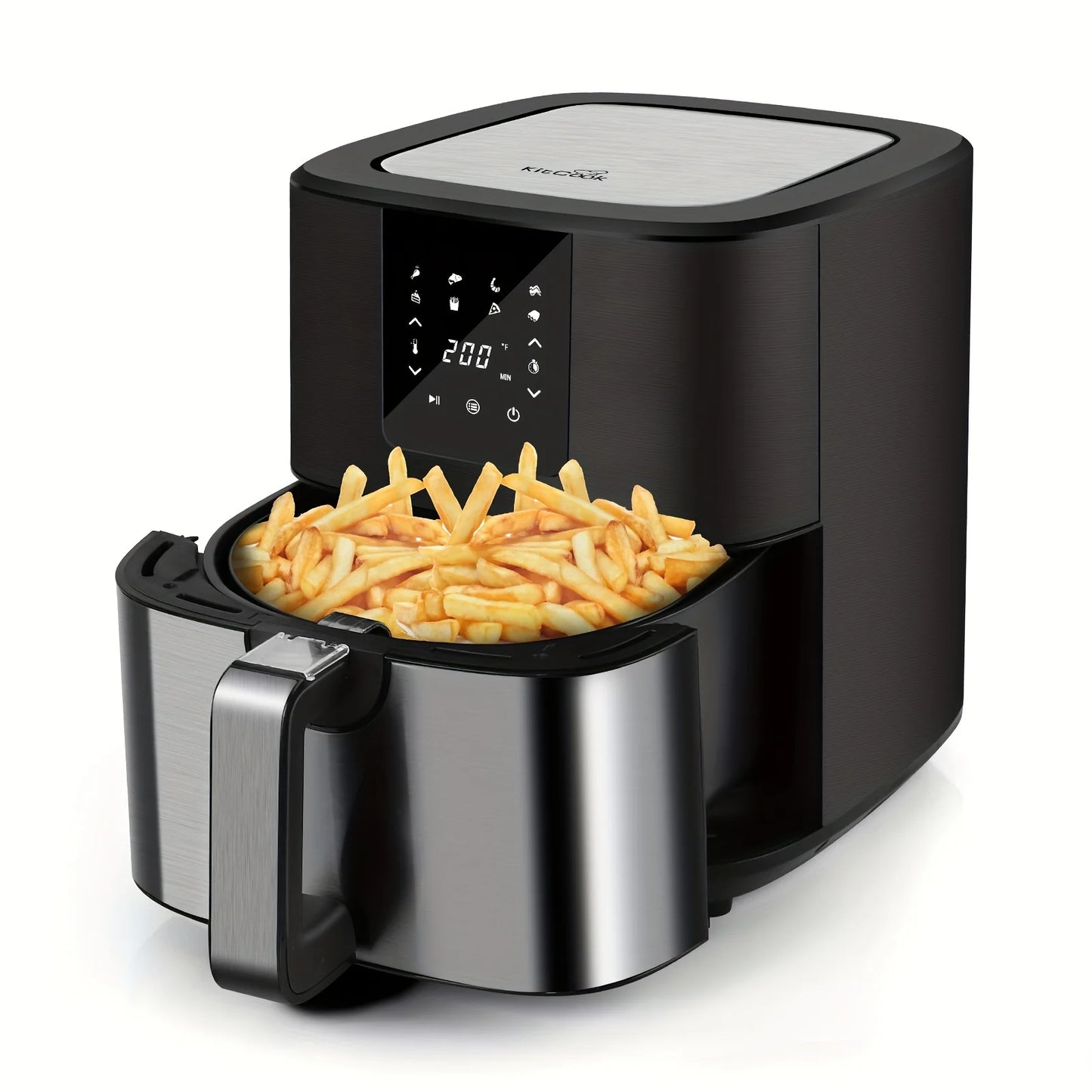 KitCook Air Fryer 1500W With 8 Presets