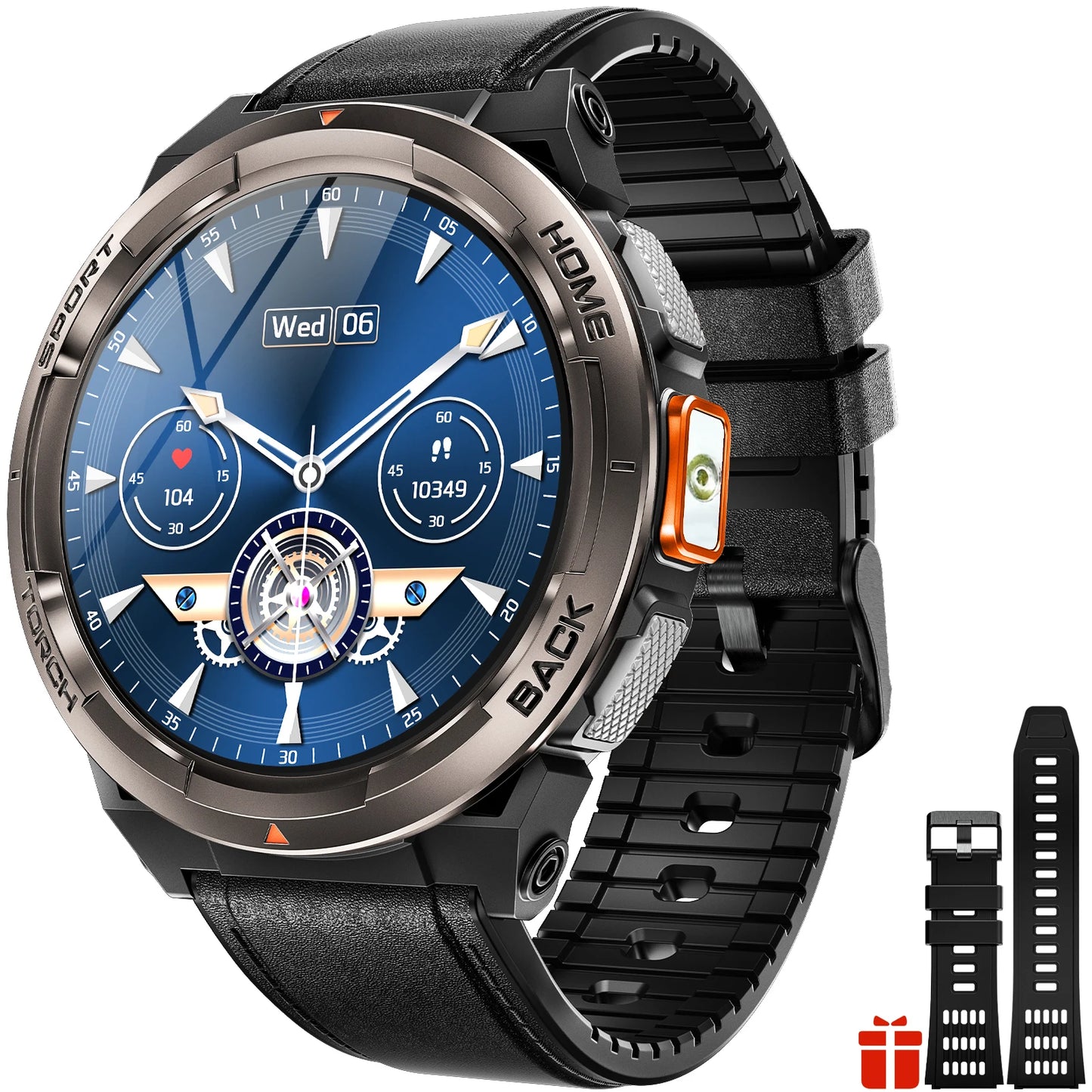 EIGIIS KE5 Smartwatch 3ATM Waterproof With Compass And Altitude Barometer