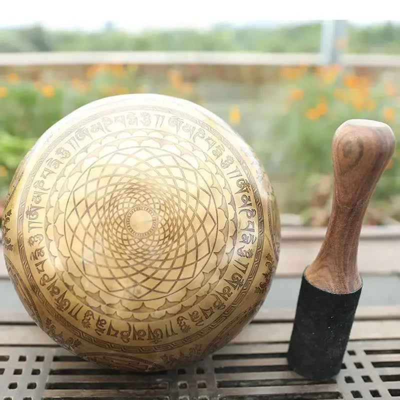 SHXICraft Nepal Tibetan Singing Bowls Set Heart Chakra Meditation Instruments