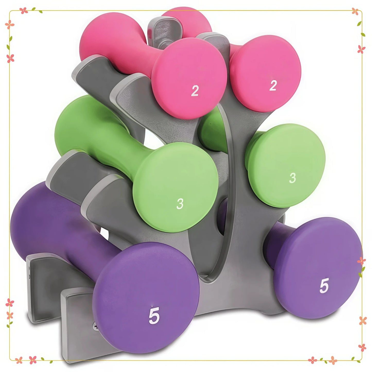 Neoprene Dumbbell Set 20 lb