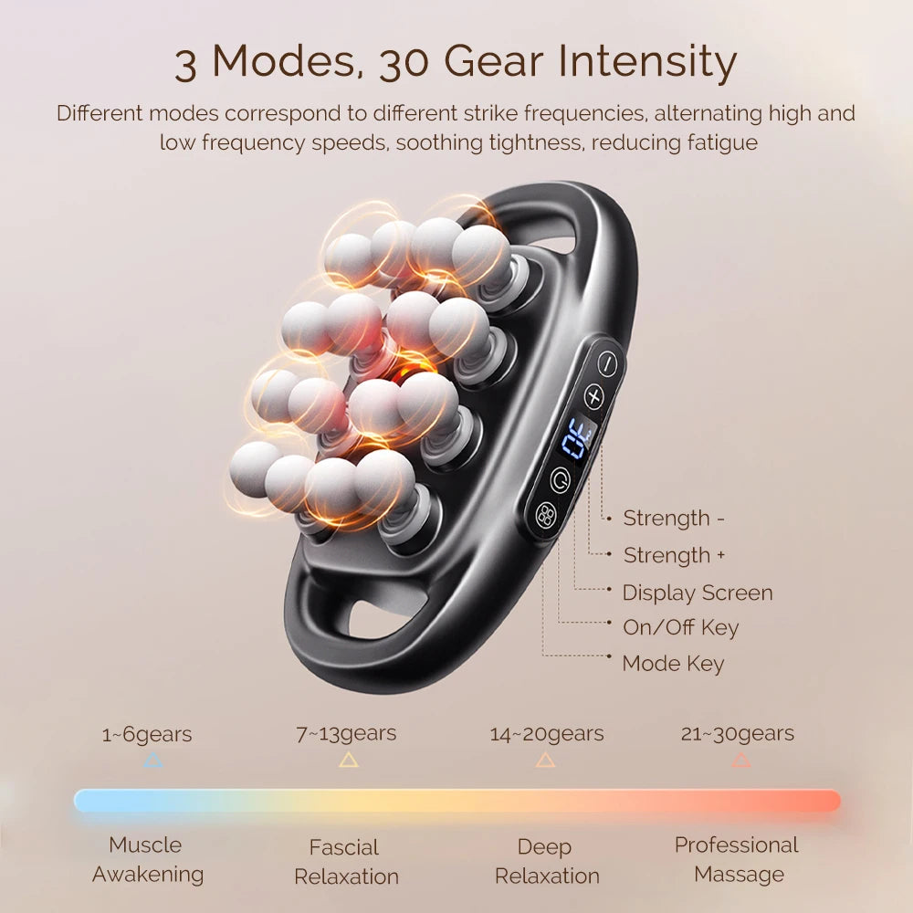 Foreverlily 16 Heads Fascia Gun High Frequency Massage