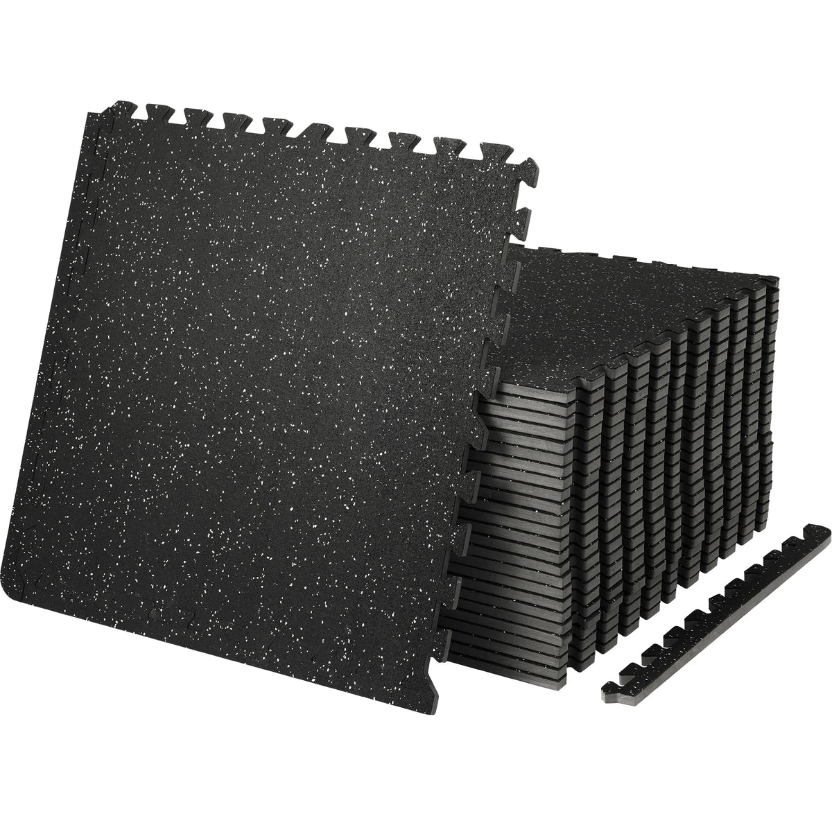 SucceBuy Interlocking Gym Floor Mats With Eva Foam Rubber