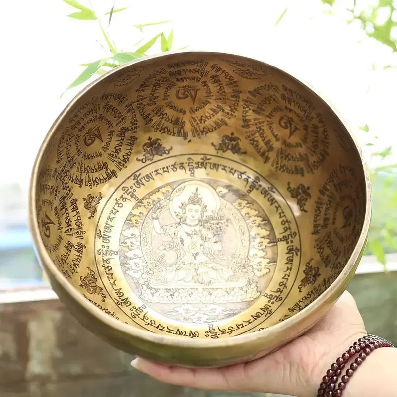 SHXICraft Nepal Tibetan Singing Bowls Set Heart Chakra Meditation Instruments