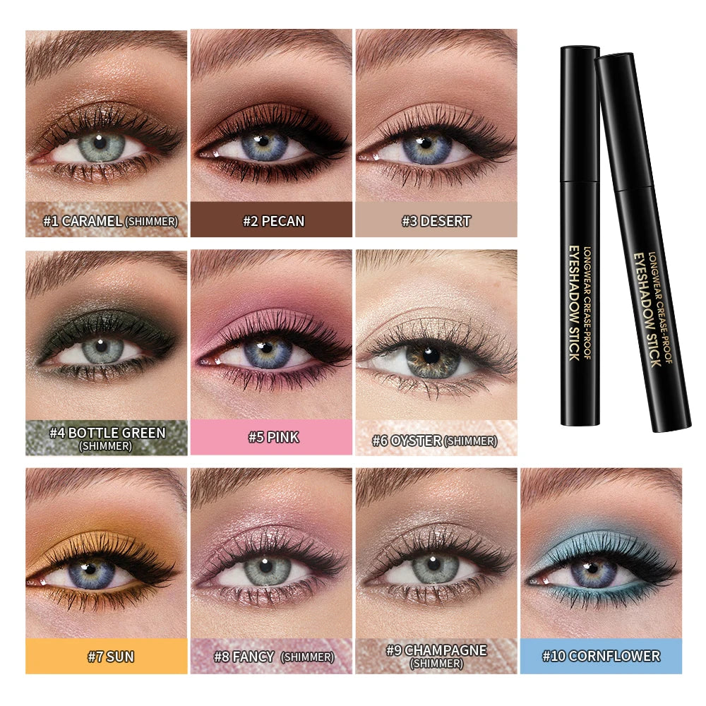 Lakerain Eyeshadow Stick Matte Shimmer Waterproof