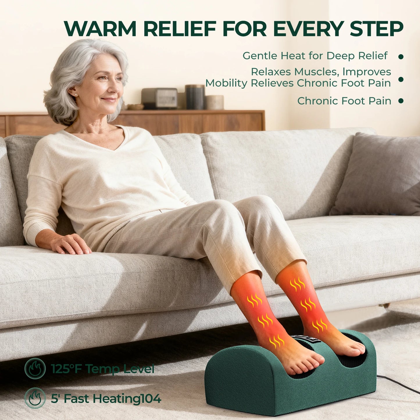 HIMOUTA Full Body Massage Mat With Heat