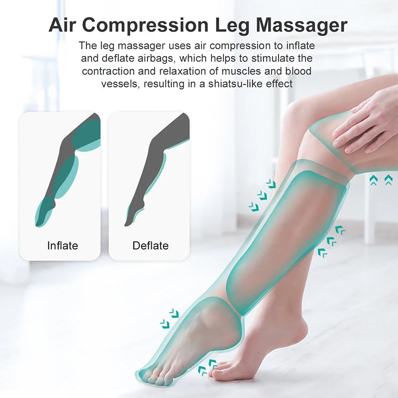 Nekteck Foot Massager Air Shiatsu Calf Thigh