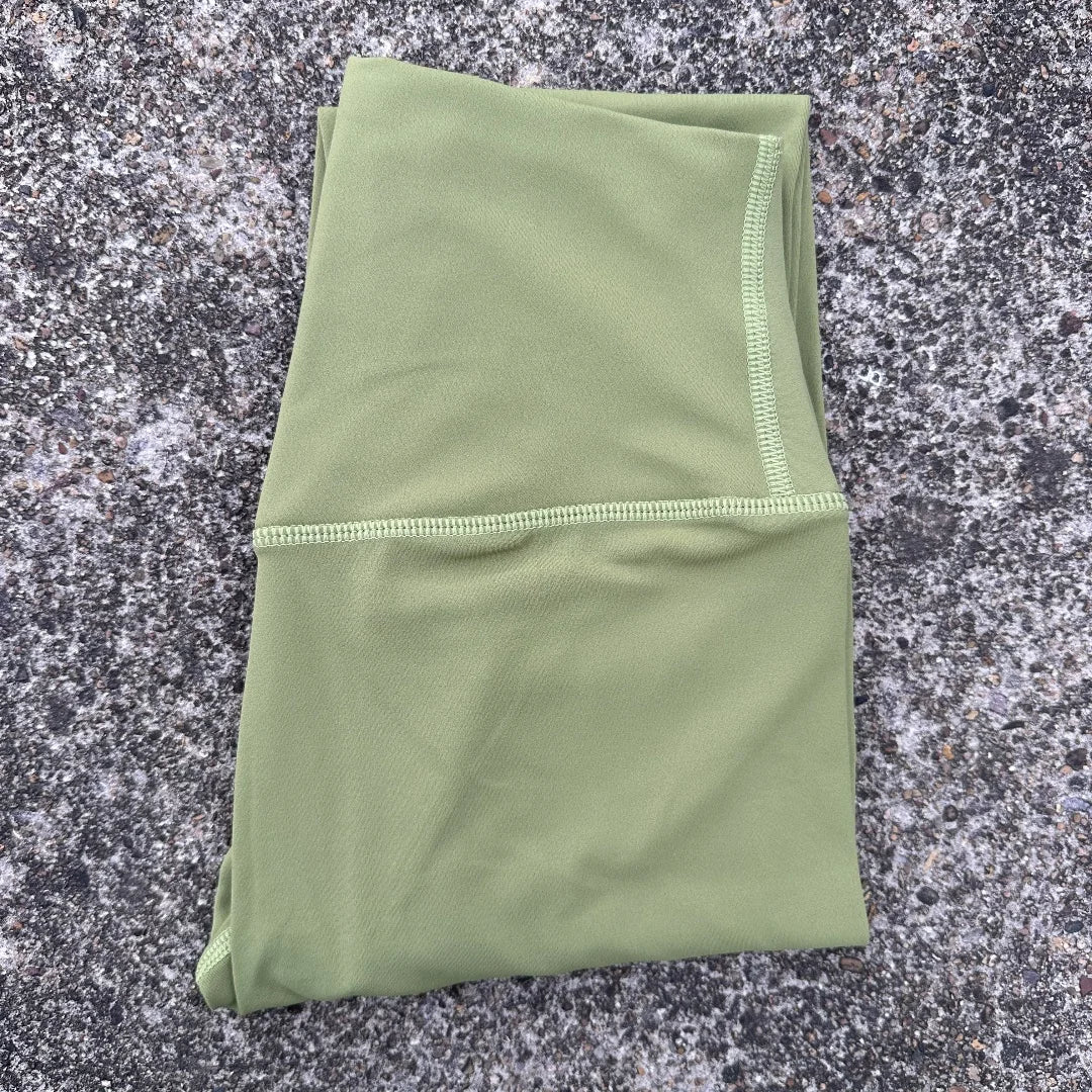 High Waist Yoga Leggings Back Pocket