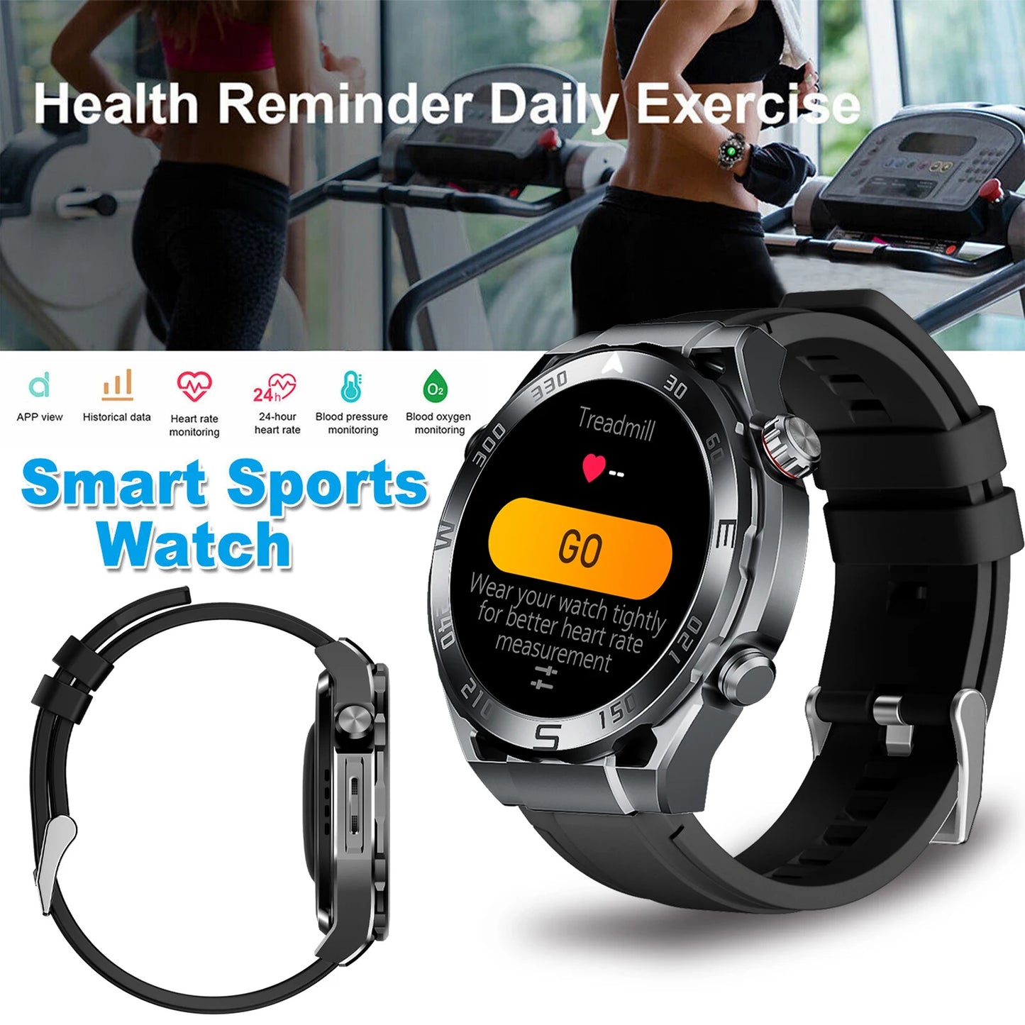 X5 Pro Max Sports Smart Watch With NFC Health Monitor