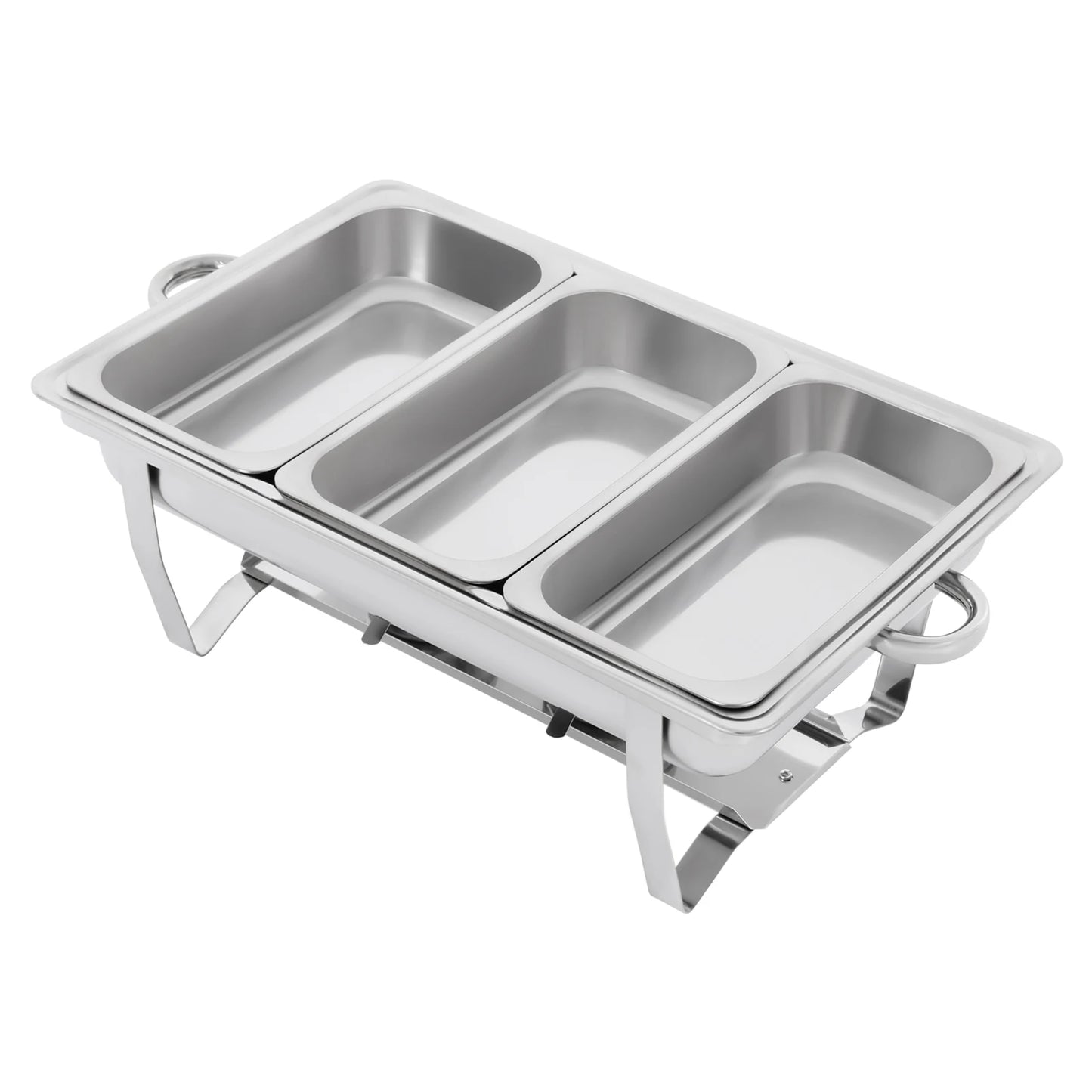Bymaocar Chafing Dish Buffet Set 3 Grid