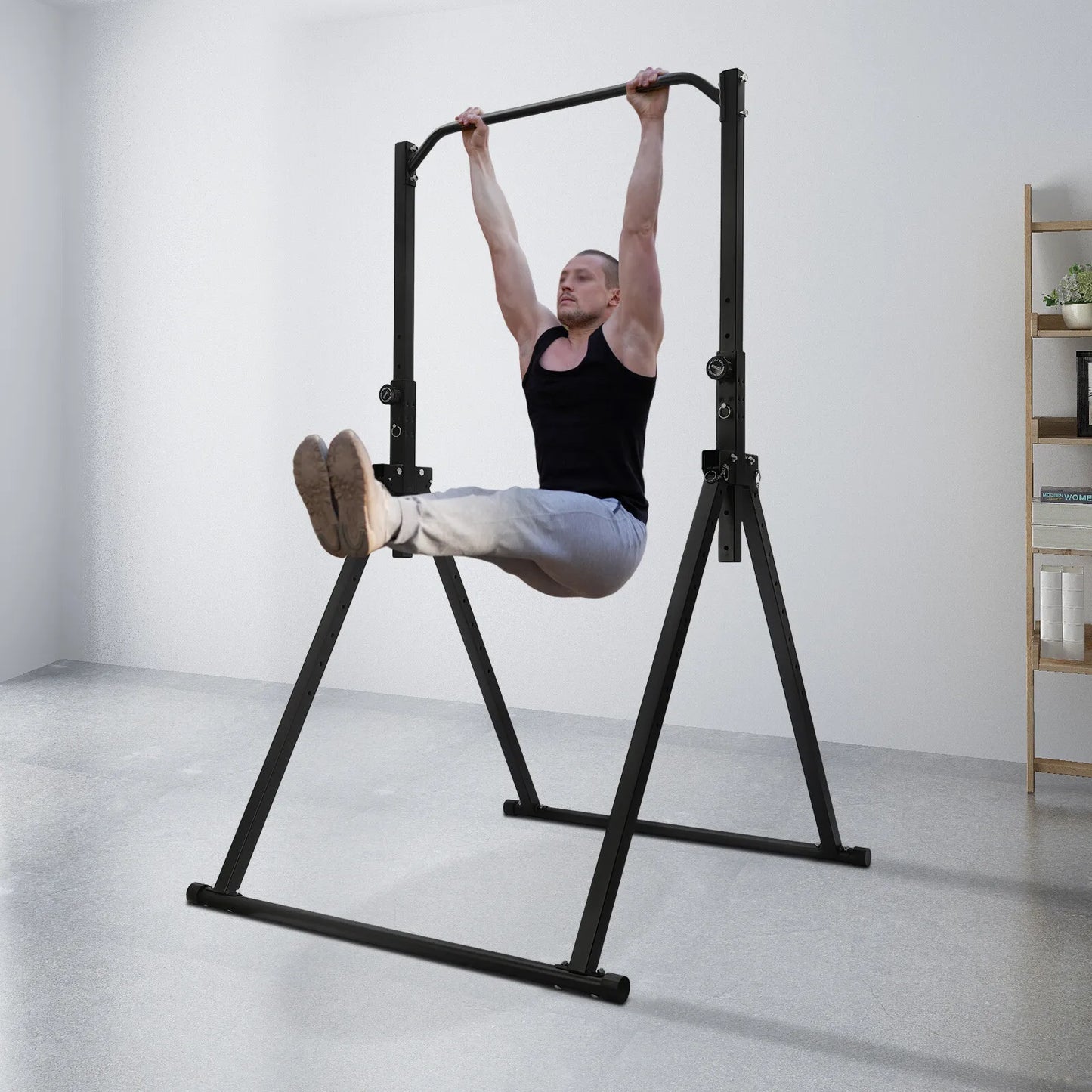 Triangular Pull Up Station With Adjustable Height