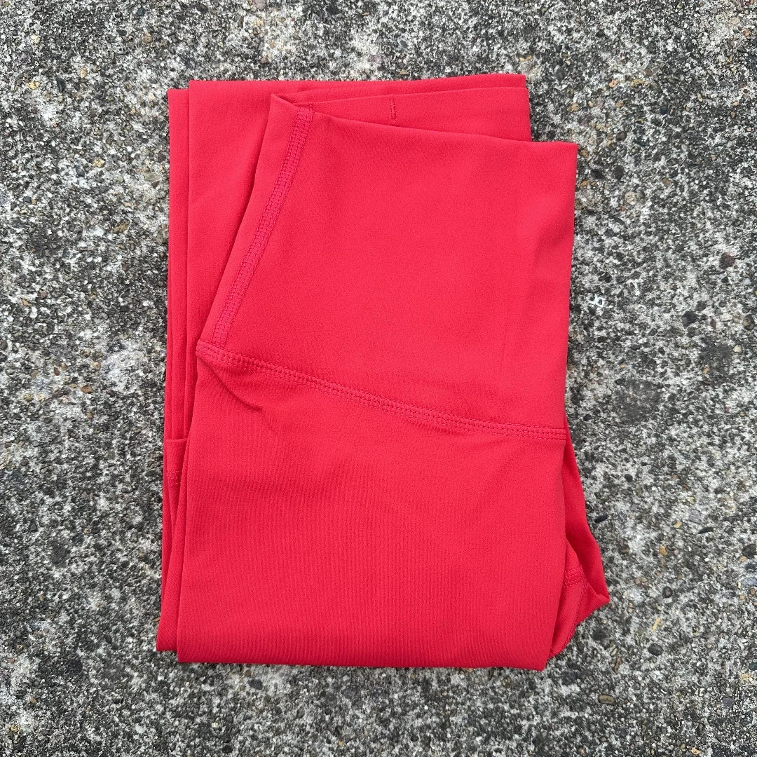High Waist Yoga Leggings Back Pocket