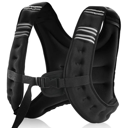 Adjustable Weighted Vest With Large Storage Pockets For